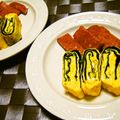 苺♡ストロベリー's cooksnap of when they made 大葉香る✿じゃこと海苔の卵焼き.