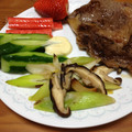 かおpon's cooksnap of when they made しいたけと長ネギ炒め.