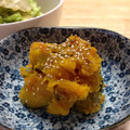 まみらいおん's cooksnap of when they made かぼちゃの胡麻和え.