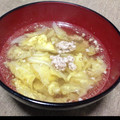 niko_'s cooksnap of when they made 我が家の定番★白菜と豚ひき肉のスープ.
