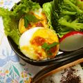 saki1010's cooksnap of when they made ●お弁当に♡ゆで卵のラー油マヨ焼き●.