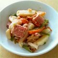 SANRIO's cooksnap of when they made スパムとじゃがいもの炒め物.