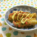 赤い電話's cooksnap of when they made ちくわのたこ焼き風味揚げ.