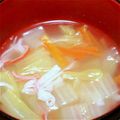 くろうさこ's cooksnap of when they made 白菜とカニカマの中華スープ.