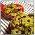 Ruri♪'s cooksnap of when they made 抹茶と黒糖の絞り出しクッキー.