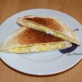 piro55's cooksnap of when they made どこかの町の♪ホットサンド.