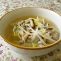 夏の記念日's cooksnap of when they made 簡単♪キャベツともやしのスープ.
