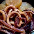 TOモカ's cooksnap of when they made 大根とイカの煮物.