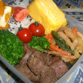 キョク's cooksnap of when they made じゃがいもとにんじんのごま油炒め.