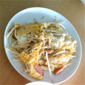 しろくまりん's cooksnap of when they made もやしとウインナーの卵とじ.