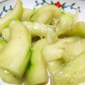 じゅおこ's cooksnap of when they made メロンのお漬物.