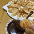 しろくま☆'s cooksnap of when they made 濃厚！みかんとチョコのみかんチョコパイ.