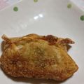 emi0015's cooksnap of when they made インド風☆かぼちゃのサモサ.