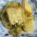 はっぴーはりぼ's cooksnap of when they made 厚揚げとキャベツのタレ炒め.