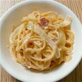 さっちん＾＾；'s cooksnap of when they made 簡単☆フライパン一つでカルボナーラ.