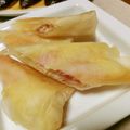 快くん's cooksnap of when they made エリンギ・ベーコン・チーズで簡単春巻き♪.