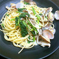 なっちズム's cooksnap of when they made 浅利とホウレン草のクリーム　スパゲティ.