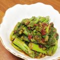 こはる・▽・'s cooksnap of when they made 菜の花＊からし醤油梅肉和え.