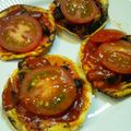 haturi's cooksnap of when they made ★餃子の皮でパリパリ!!簡単ミニピザ★.