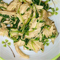 ごずさ's cooksnap of when they made 鶏と三つ葉のわさびマヨ和え.