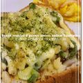 NAGANO久留米's cooksnap of when they made マスタード×とんかつソース×葱のトースト.