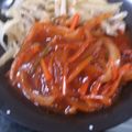 はーたんﾏﾏ's cooksnap of when they made 節約・ポークチャップ？【お豆腐チャップ】.