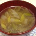 ☆Kayorina☆'s cooksnap of when they made 茹で汁で鶏の旨味ぎっしりスープ♪.