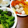 ユーロン's cooksnap of when they made 春キャベツの蒸し温野菜サラダ.