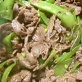 Andy♪'s cooksnap of when they made ☆牛肉と絹さやのオイスターソース炒め☆.