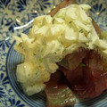 mayu416's cooksnap of when they made 鰹のたたきタルタルソース風♪.