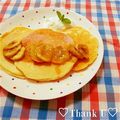 hitomi＊＊'s cooksnap of when they made キャラメル・バナナ・パンケーキ.