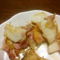 Tomaｋｏ's cooksnap of when they made 長芋のベーコンチーズ焼き.