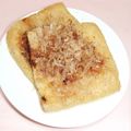 ＊まめゴマ＊'s cooksnap of when they made ♪油揚げの甘味噌はさみ焼き♪.