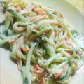 mihonakari's cooksnap of when they made 超簡単！副菜にも☆胡瓜とカニカマのサラダ.