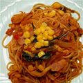 今宵あなたと's cooksnap of when they made 懐かしの★ナポリタン.