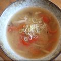 みるく茶's cooksnap of when they made 美容♡パプリカときのこのお味噌汁♡.