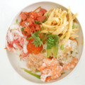 ぶりばろ's cooksnap of when they made 子供と作れるサーモン丼〜ちらし寿司風〜.