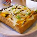 ポコバナナ's cooksnap of when they made 南瓜×塩麹・塩昆布の和トースト.