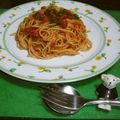 ぼたぼた's cooksnap of when they made 簡単☆トマトソースのスパゲティ.