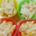 CREA0908's cooksnap of when they made 【お弁当】カップスープでプチグラタン.