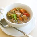 gingamom's cooksnap of when they made レンズ豆入り♪具沢山なスープ.