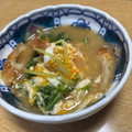 Marmo's cooksnap of when they made 簡単副菜♪ちくわと水菜の卵とじ♪.