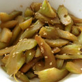 aus55's cooksnap of when they made まるごと１本セロリのきんぴら.