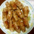 ふわ☆きら's cooksnap of when they made アスパラと余り野菜の豚肉巻き（照り焼き）.