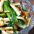 ロンキチ６１２'s cooksnap of when they made わけぎとちくわのわさび和え.