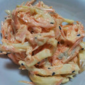 ちょびa's cooksnap of when they made 栄養満点＊人参とちくわの胡麻マヨサラダ.