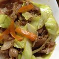 ゆーき．'s cooksnap of when they made ｽｷﾔｷ風♪牛肉と野菜炒め♪お弁当にも◎.