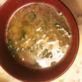 ばちゃばちゃ's cooksnap of when they made セロリと鶏皮のお味噌汁.