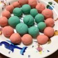 ママのん's cooksnap of when they made カラフル大好き☆スノーボールクッキー２.