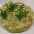 kuragenoie's cooksnap of when they made サーモンとアボカドのタルタル♡.